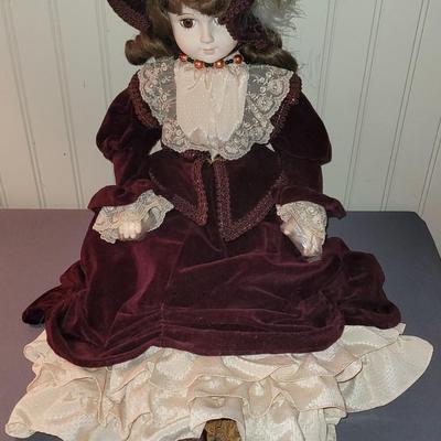 Korean Porcelain Sleepy Eye Doll