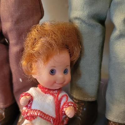 Vintage Mattel Doll Family