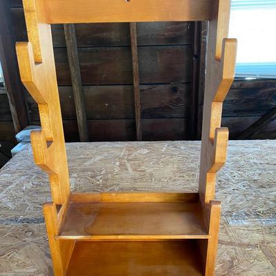 Wooden Gun Shelf