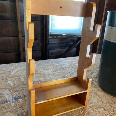 Wooden Gun Shelf