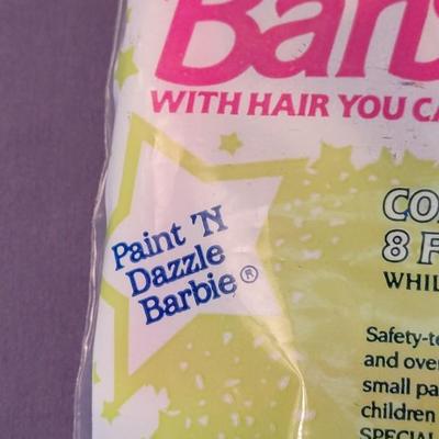 1992 Happy Meal Toy Paint and Dazzle Barbie