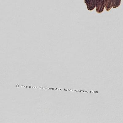 Signed Ray Harm 'Mockingbird' Lithograph