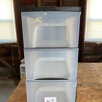 3 Drawer Storage Unit
