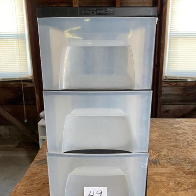 3 Drawer Storage Unit