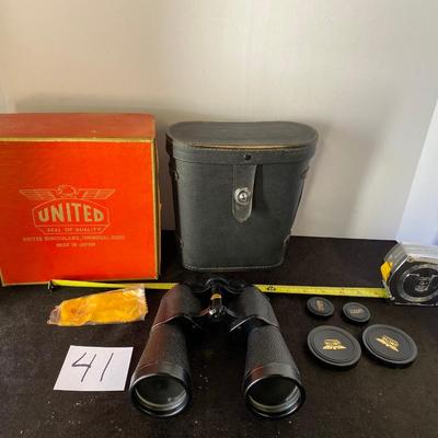 Vintage United Binoculars