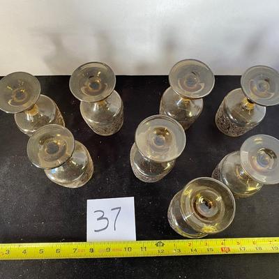 Vintage Libbey Prada Wine Glasses