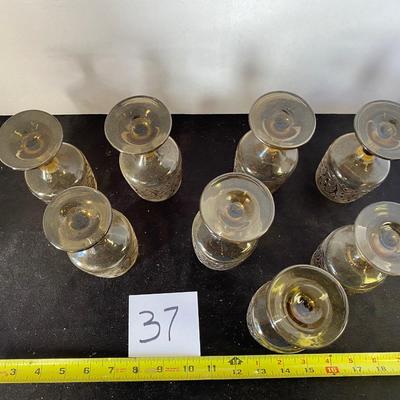 Vintage Libbey Prada Wine Glasses