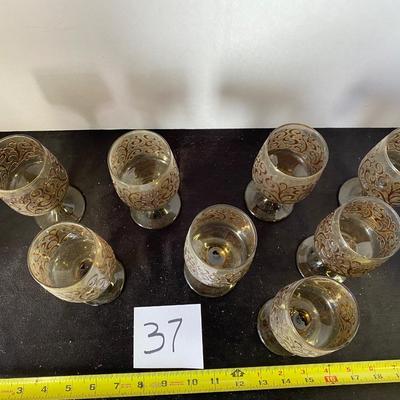 Vintage Libbey Prada Wine Glasses