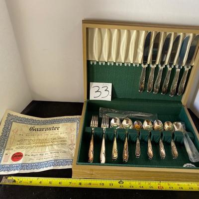 WMRodgers Silver Plated Dinnerware