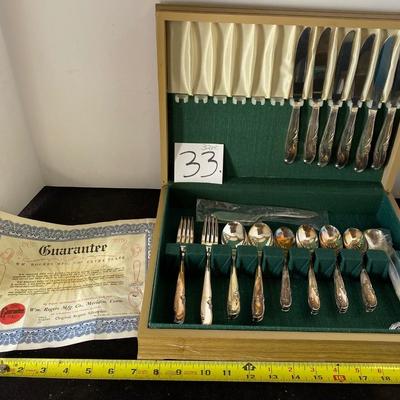 WMRodgers Silver Plated Dinnerware