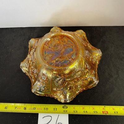 Vintage Carnival Glass Bowl