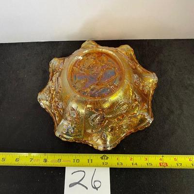 Vintage Carnival Glass Bowl
