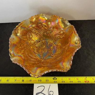Vintage Carnival Glass Bowl