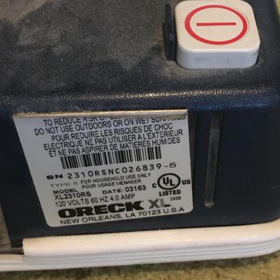 Oreck XL stand up vacuum