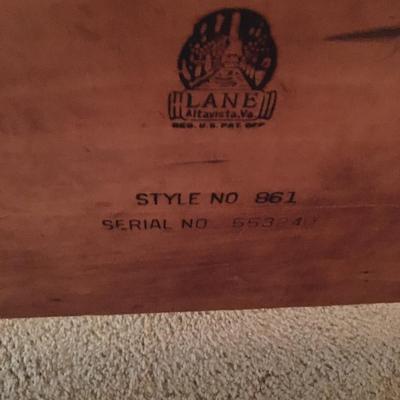 MCM Altavista Lane Two-Tier Lane Coffee Table