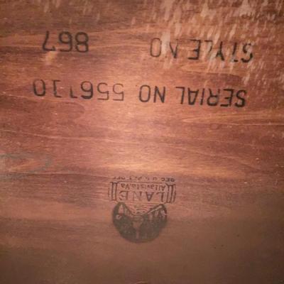 MCM Lane 2 tier end table
