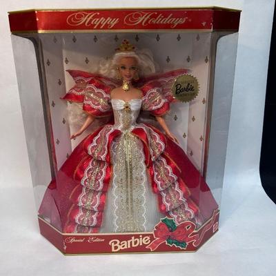 10th Anniversary Happy Holidays Barbie Doll New in Box Collector's Club Edition #17832 Rare Box Error