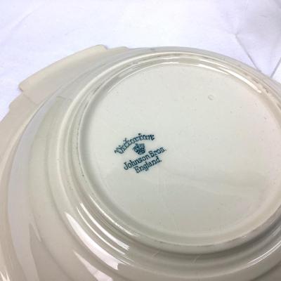 931 Johnson Brothers Covered Dishes & Clarice Cliff MMA Reproduction Cream & Sugar