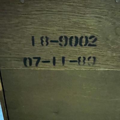 Slant Front Wooden Writing Desk W/Original Key (US-RG)