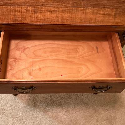 Slant Front Wooden Writing Desk W/Original Key (US-RG)