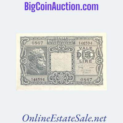 1944 ITALY 10 LIRE