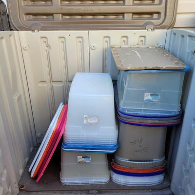 Suncast Tall Storage Bin