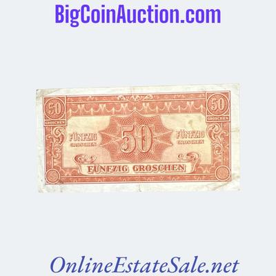 1944 AUSTRIA 50 GROSCHEN