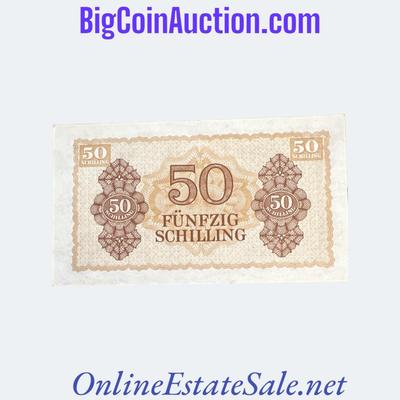 1944 AUSTRIA 50 SCHILLING