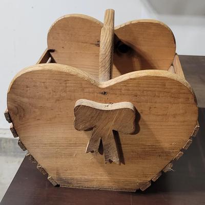 Wooden Slat Basket