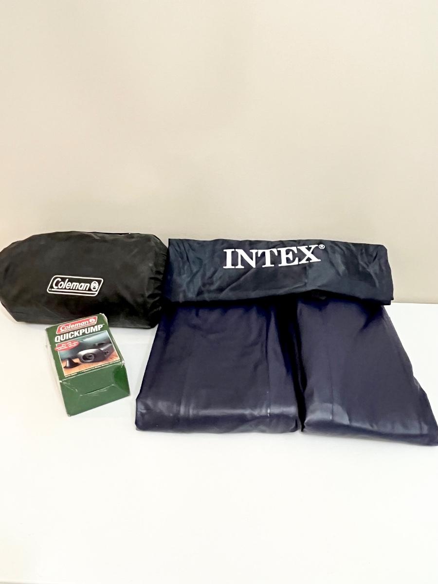 COLEMAN/INTEX Three (3) Air Mattresses & Pump