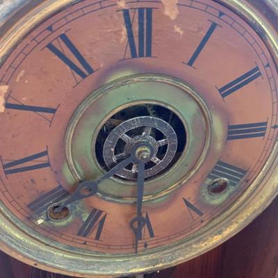 Antique Ingraham Gingerbread Clock w / key