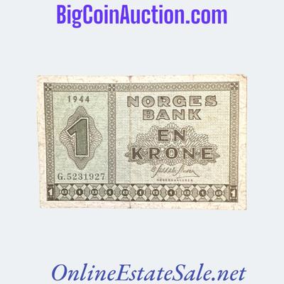 1944 NORWAY 1 KRONE