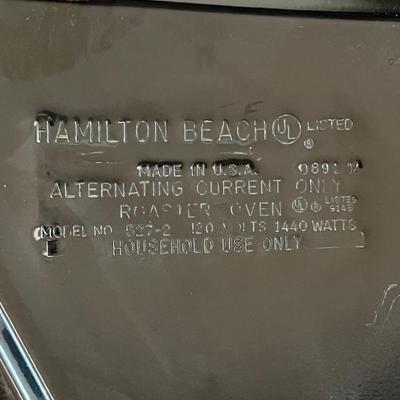 HAMILTON BEACH ~ Automatic Roaster Oven
