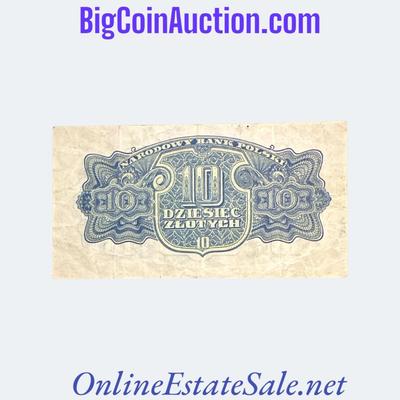 1944 POLAND 10 ZLOTYCH
