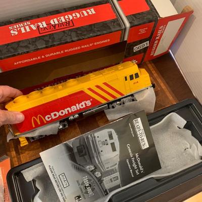 Rugged Rails McDonalds Model Railroad Locomotive