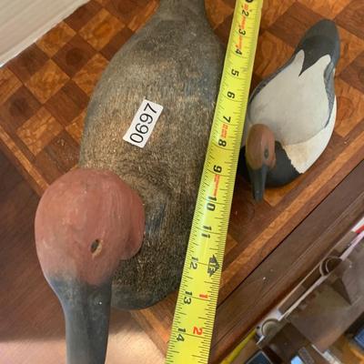 Two Decorative Decoy Ducks