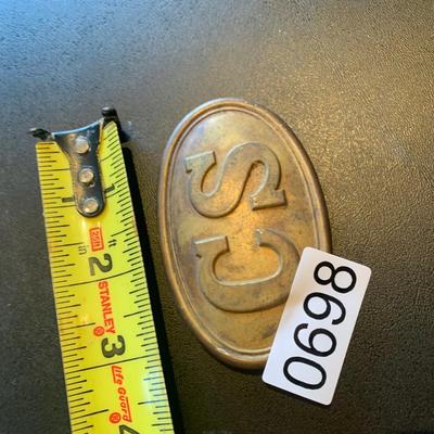 Confederate States Civil War Replica Belt Buckle