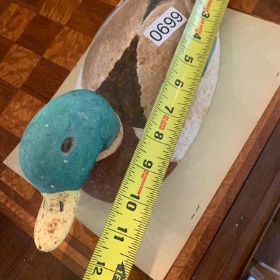 Heavy Cast Metal Decoy Duck Door Stop