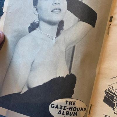 Vintage RisquÃ© Burlesque Cartoon Joke PinUp Publication