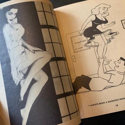 Vintage RisquÃ© Burlesque Cartoon Joke PinUp Publication