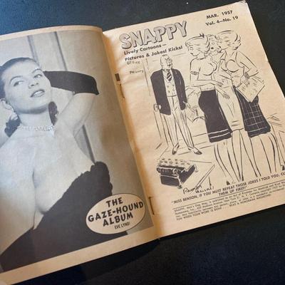 Vintage RisquÃ© Burlesque Cartoon Joke PinUp Publication