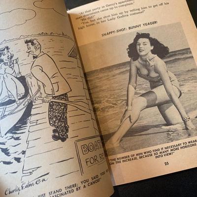 Vintage RisquÃ© Burlesque Cartoon Joke PinUp Publication
