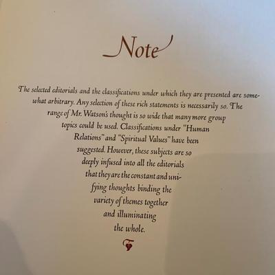 Thomas Watson As A Man Thinks In Original Box