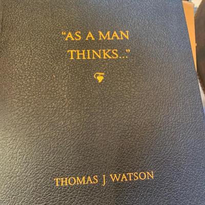 Thomas Watson As A Man Thinks In Original Box