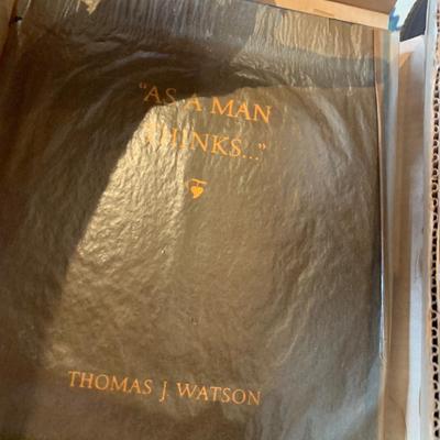 Thomas Watson As A Man Thinks In Original Box