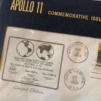 Apollo 11 First Day Stamp Covers & Collector Coin