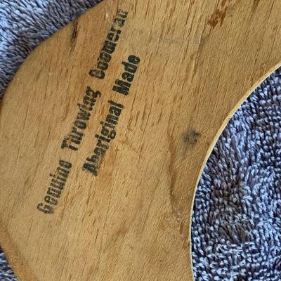 Aborigine Boomerang & Canastas