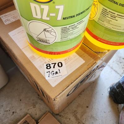 DZ-7 NEUTRAL DISINFECTANT CLEANER 7 1 Gallon Jugs