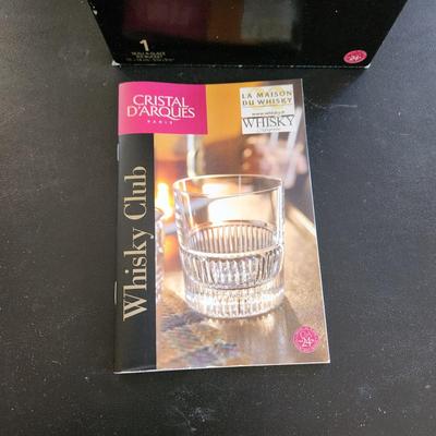 Cristal D'Arques Paris Whiskey Club  Bottle Holder