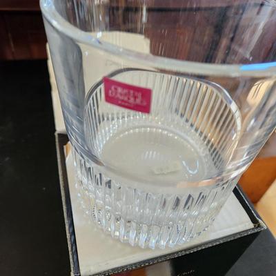 Cristal D'Arques Paris Whiskey Club  Bottle Holder